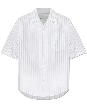 Ami Paris Short-Sleeved Shirt - White