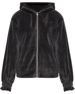 EA7 Velvet Hoodie - Black