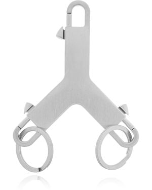 Rick Owens Keychain - White