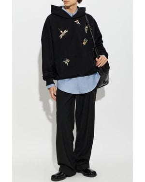 Balmain Sweatshirt With Appliqués - Black