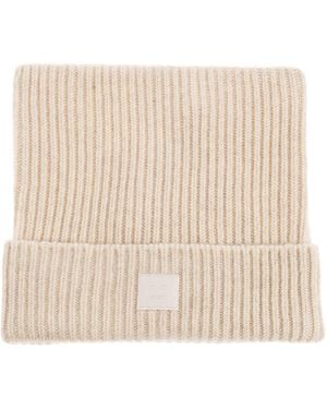 Acne Studios Woollen Hat - Natural