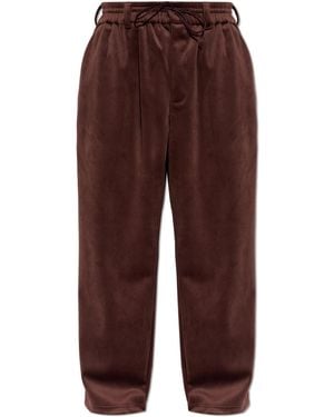 Y-3 Wide-Leg Trousers - Purple
