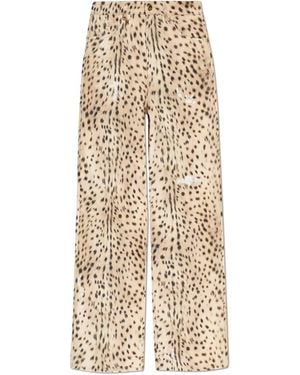 Amiri Wide-Leg Jeans - Natural