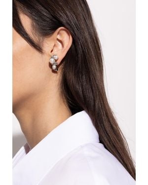 Givenchy Asymmetric Earrings - Black