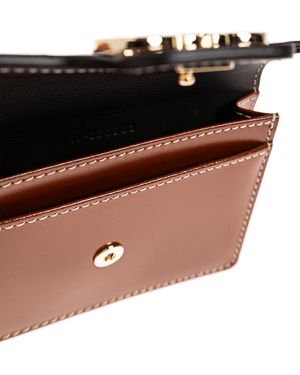 Ferragamo Leather Key Case - Black
