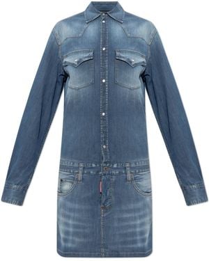 DSquared² Denim Dress - Blue