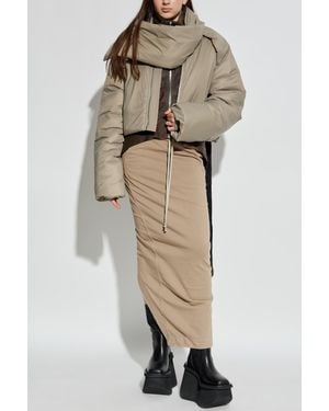 Rick Owens Short Jacket 'Convertible' - Natural