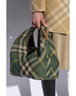 Burberry Md Peg Ch4 Bag in Metallic | Lyst