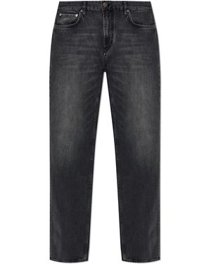 Emporio Armani Jeans With Tapered Legs - Black