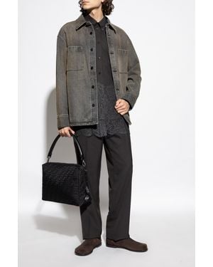 Fendi Pants With Crease - Gray