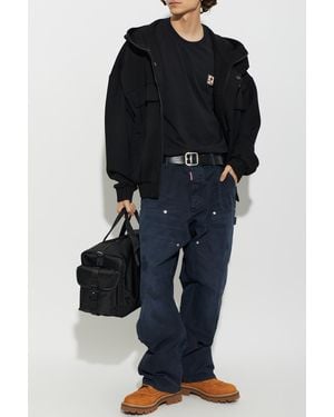 DSquared² Cotton T-Shirt With Logo - Black
