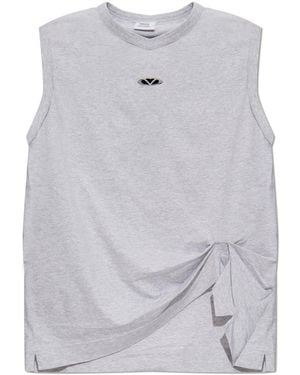 Vetements T-Shirt With Applique - Grey