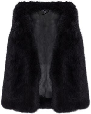 Balmain Lamb Fur Vest - Black
