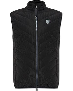 EA7 Quilted Vest - Black