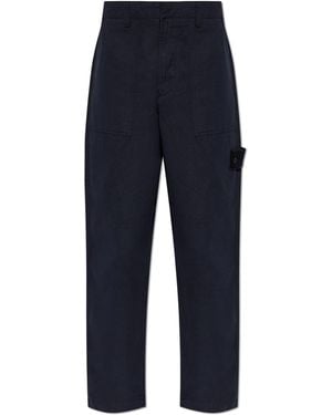 Stone Island Loose-Fit Trousers - Blue