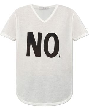Fendi T-Shirt With Print - White