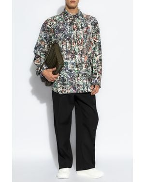 Bottega Veneta Wool Pants With Crease, - Black