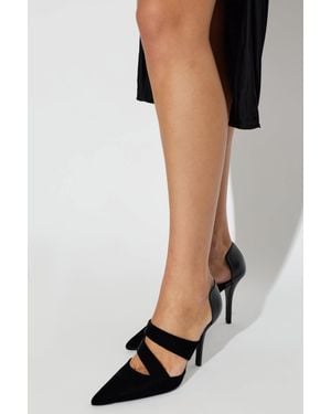 Balmain Leather Heeled Shoes - Black