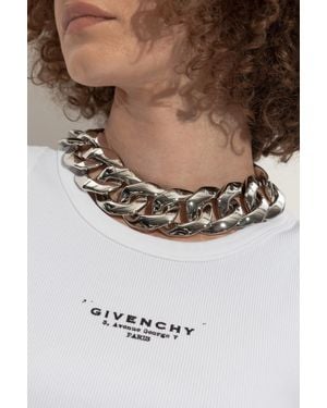 Givenchy Brass Necklace - Gray