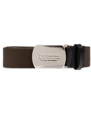 DSquared² Belt With Logo - Brown