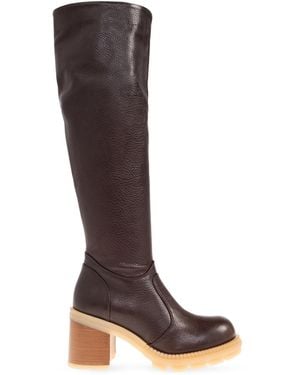 Agl Attilio Giusti Leombruni Heeled Boots 'Franky' - Brown