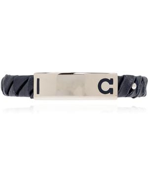 Ferragamo Leather Bracelet - White