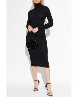 DIESEL Turtleneck Dress 'M-Alinesa' - Black