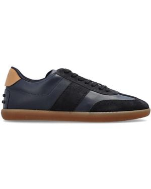 Tod's Leather Sports Shoes - Black