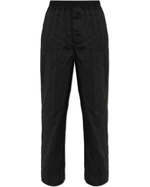 Jacquemus Linen Trousers 'Miami' - Black