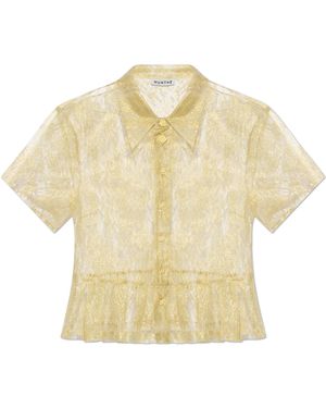 Munthe Top 'Bustona' - Yellow