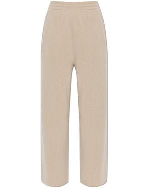 Lanvin Wool Trousers With Straight-Leg Cut - Natural