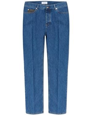 Ferragamo Jeans With Tapered Legs - Blue
