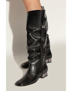 Ganni Heeled Boots 'Slouchy' - Black
