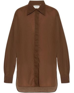 Officine Generale Shirt 'Augustine' - Brown