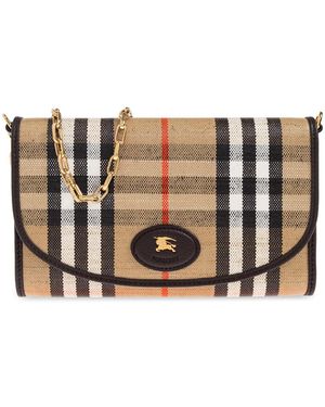 Burberry Wallet On The 'Highlands' Chain - White