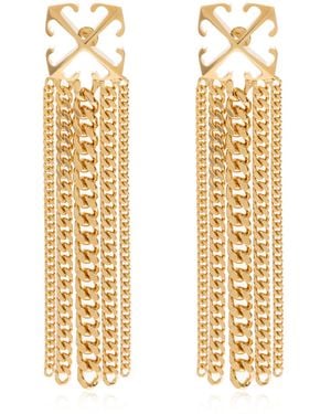 Off-White c/o Virgil Abloh Brass Earrings - Metallic