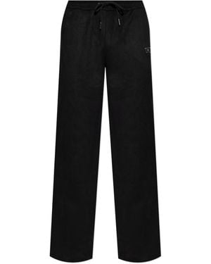 MISBHV Suede-Effect Trousers - Black