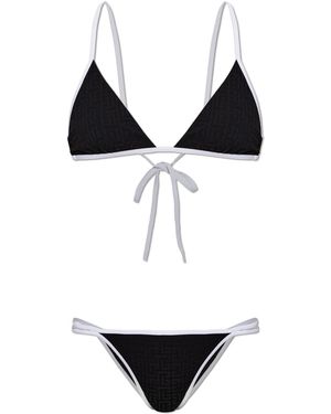 Balmain Two-Piece Swimsuit - Black