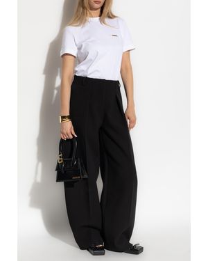 Jacquemus Pleated Pants - Black
