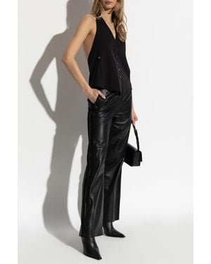 IRO Leather Pants Uleth - Black
