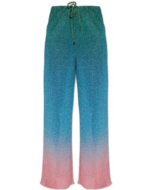 Oséree Trousers With Lurex Thread - Blue