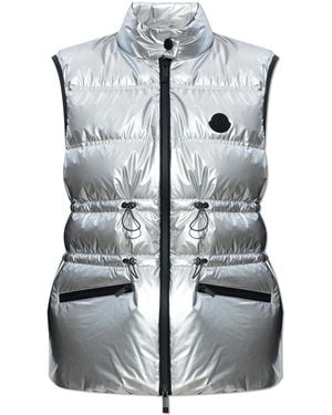 Moncler Quilted Vest "Pin" - Metallic