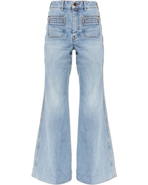 Zimmermann Flared Leg Jeans - Blue