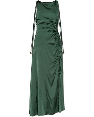 Ganni Draped Dress - Green