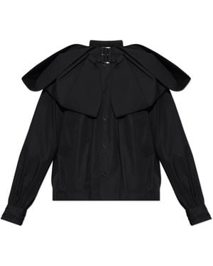 Comme des Garçons Shirt With A Decorative Bow - Black