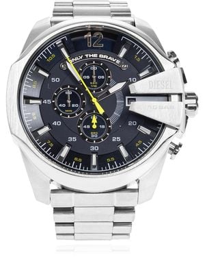 DIESEL Steel Watch "Mega Chief" - Metallic