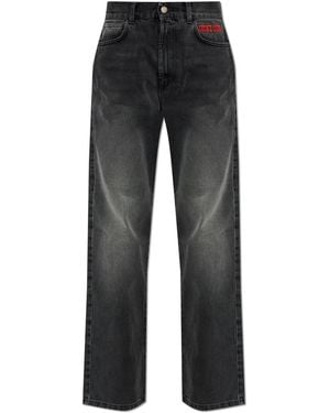 Carne Bollente Jeans With Slightly Tapered Legs - Black