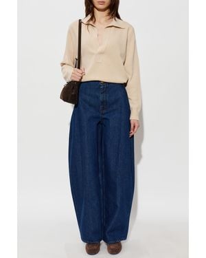 Jil Sander Wide-Leg Jeans - Blue