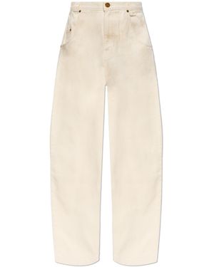 Willy Chavarria Jeans "Bad Girl" - White