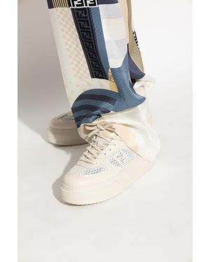 Fendi Sports Shoes With Logo - Blue